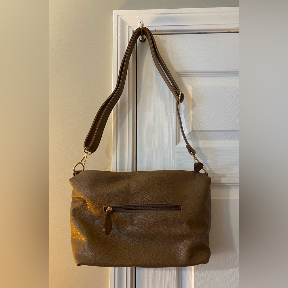 Brown Leather Shoulder Bag